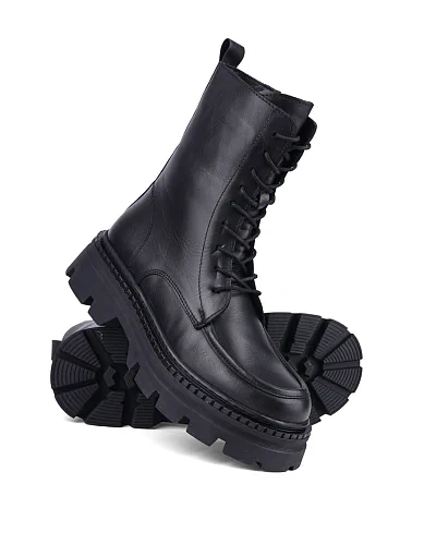 Жіночі черевики Attizzare шкіряні чорні (029-10460-M3-4K) - фото 2 - Miraton