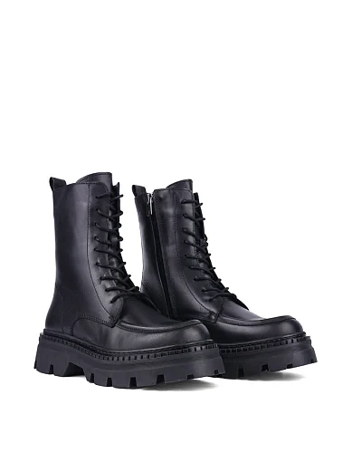 Жіночі черевики Attizzare шкіряні чорні (029-10460-M3-4K) - фото 3 - Miraton