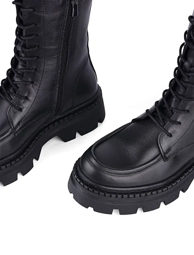 Жіночі черевики Attizzare шкіряні чорні (029-10460-M3-4K) - фото 5 - Miraton