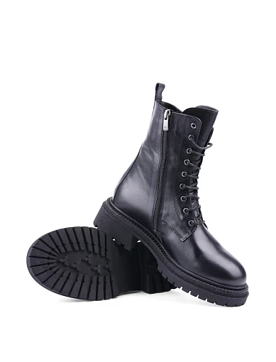 Жіночі черевики Attizzare шкіряні чорні (673-1139-M1-4K) - фото 2 - Miraton