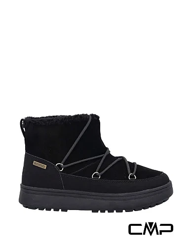 Жіночі черевики CMP KAYLA WMN SNOW BOOTS WP замшеві чорні з підкладкою зі штучного хутра (3Q79576-U901) фото 1