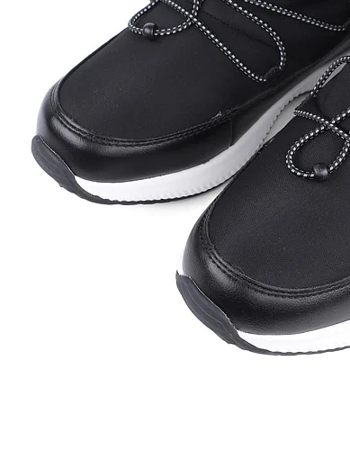 Жіночі черевики CMP SHERATAN WMN SNOW BOOTS WP тканинні чорні з підкладкою зі штучного хутра (30Q4576-U901) - фото 4 - Miraton