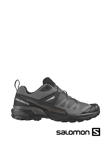 Чоловічі черевики Salomon X Ultra 360 зі штучної шкіри сірі з підкладкою з текстилю фото 1
