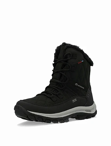 Жіночі черевики Outventure тканинні чорні з підкладкою зі штучного хутра (123166-99) - фото 3 - Miraton