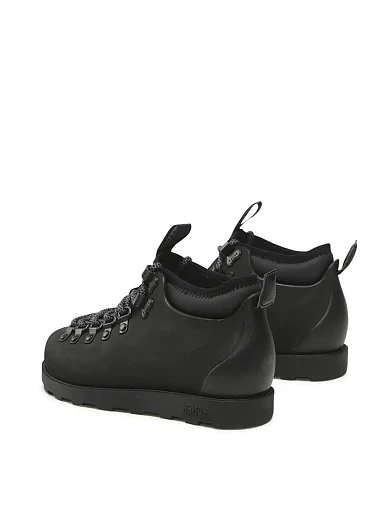 Жіночі черевики Native Fitzsimmons Citylite Jiffy гумові чорні з підкладкою з текстилю (31106848-1019) - фото 3 - Miraton