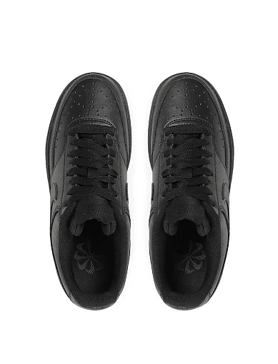 Чоловічі кеди Nike Court Vision Low з екошкіри чорні - фото 5 - Miraton