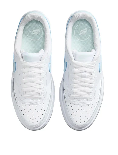 Жіночі кеди Nike Court Vision Alta з екошкіри білі (DZ5394-101) - фото 4 - Miraton