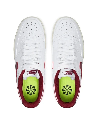 Жіночі кеди Nike Court Vision з екошкіри білі (DH3158-106) - фото 4 - Miraton