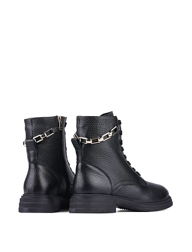 Жіночі черевики Attizzare шкіряні чорні (24KB-1885-1) - фото 4 - Miraton