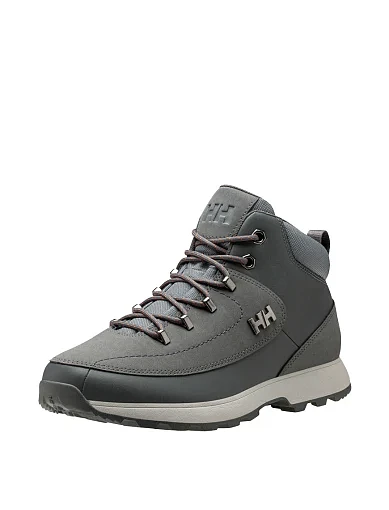 Чоловічі черевики Helly Hansen шкіряні сірі з підкладкою з текстилю - фото 3 - Miraton