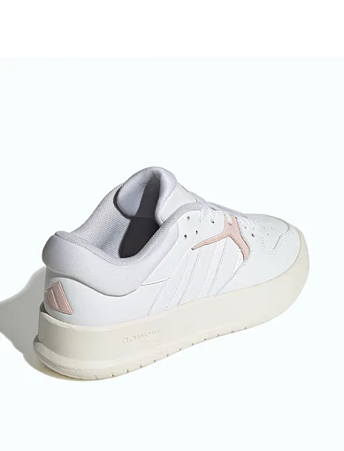 Женские кеды Adidas Court 24 Trainers из искусственной кожи белые - фото 3 - Miraton