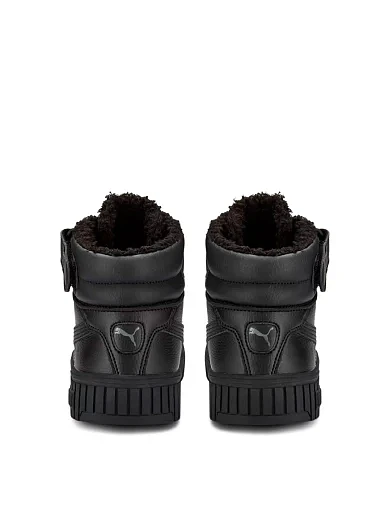 Жіночі черевики PUMA Carina 2.0 Mid WTR з екошкіри чорні (385852-01) - фото 3 - Miraton