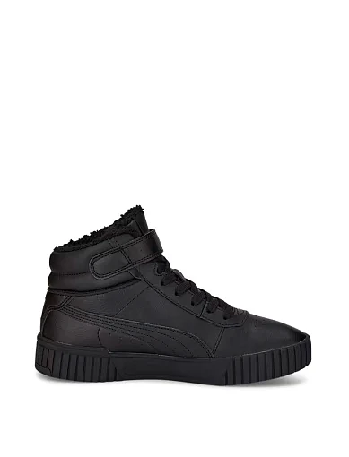 Жіночі черевики PUMA Carina 2.0 Mid WTR з екошкіри чорні (385852-01) - фото 5 - Miraton