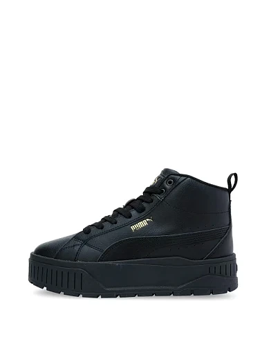 Жіночі черевики PUMA Karmen II Mid з екошкіри чорні (397459-02) - фото 2 - Miraton