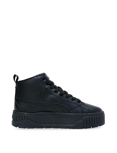 Жіночі черевики PUMA Karmen II Mid з екошкіри чорні (397459-02) - фото 4 - Miraton