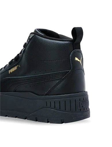Жіночі черевики PUMA Karmen II Mid з екошкіри чорні (397459-02) - фото 6 - Miraton