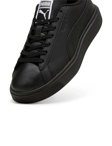 Жіночі кеди PUMA Lajla Sneakers з екошкіри чорні (397735-02) - фото 5 - Miraton