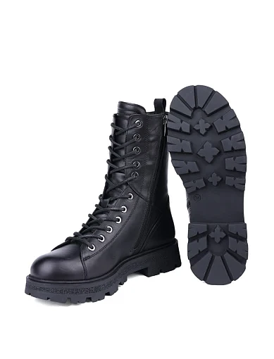 Жіночі черевики Attizzare шкіряні чорні (108968) - фото 2 - Miraton