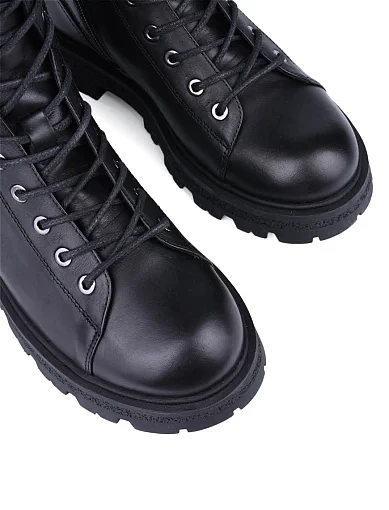 Жіночі черевики Attizzare шкіряні чорні (108968) - фото 5 - Miraton