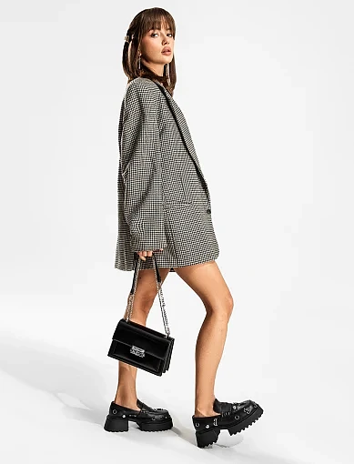 Жіночі туфлі лофери Attizzare шкіряні чорні (335-01) - фото 7 - Miraton