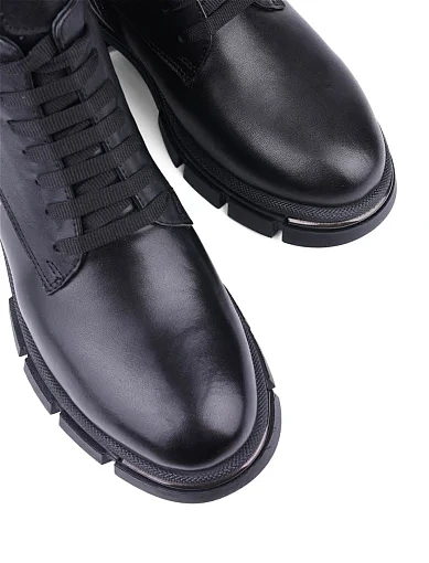 Жіночі черевики Attizzare шкіряні чорні (060 242) - фото 5 - Miraton