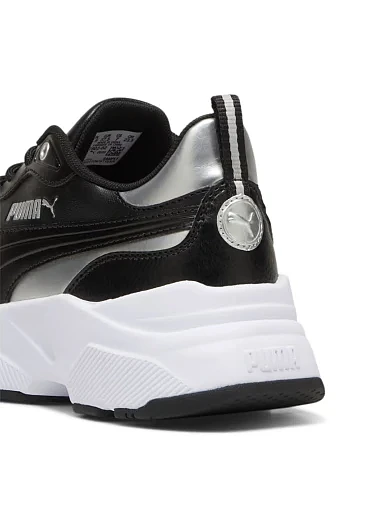 Женские кроссовки PUMA Cassia Rose из экокожи черные - фото 6 - Miraton