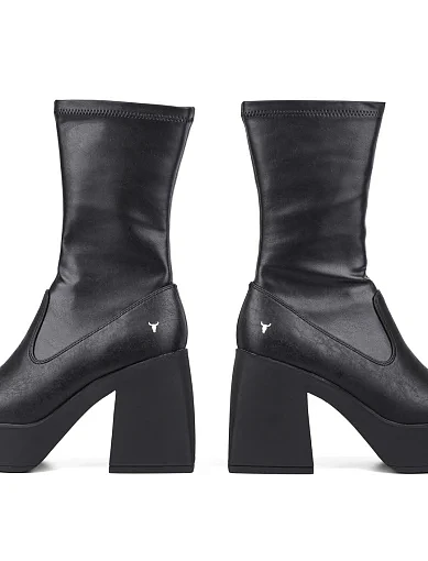 Жіночі черевики WINDSOR SMITH шкіряні чорні (BADDESTОЗ24-25) - фото 2 - Miraton