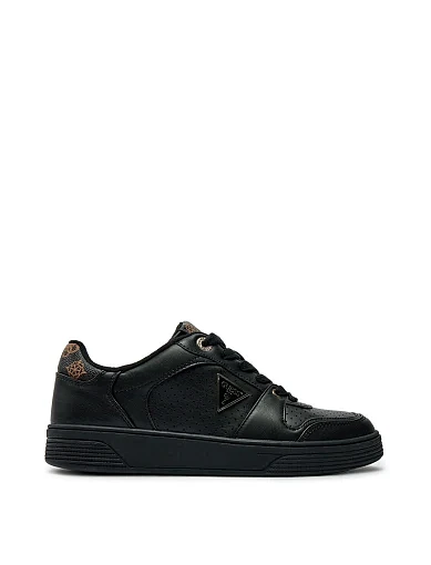 Жіночі кеди Guess зі штучної шкіри чорні (FLTDAI FAL12) фото 1