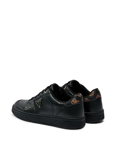 Жіночі кеди Guess зі штучної шкіри чорні (FLTDAI FAL12) - фото 3 - Miraton
