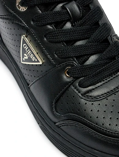Жіночі кеди Guess зі штучної шкіри чорні (FLTDAI FAL12) - фото 6 - Miraton