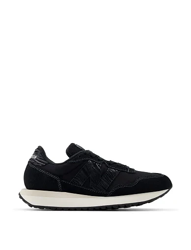 Женские кроссовки New Balance 237 замшевые черные фото 1