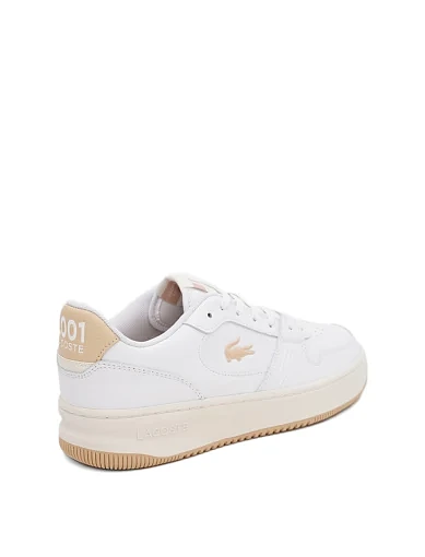 Жіночі кеди Lacoste L001 шкіряні білі (748SFA0026WN8) - фото 3 - Miraton