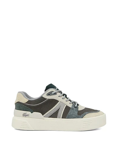 Жіночі кеди Lacoste L003 Evo замшеві сірі (748SFA00321E7) фото 1