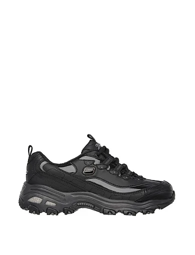 Жіночі кросівки Skechers D'LITES FRESH STAR шкіряні чорні з підкладкою з текстилю (11931 BBK) фото 1