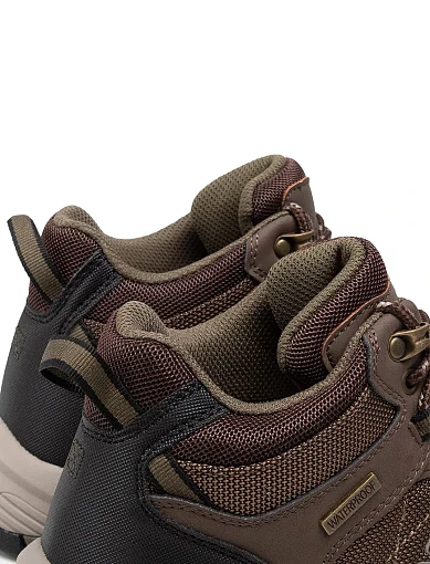 Чоловічі черевики Skechers Selmen зі штучної шкіри коричневі з підкладкою з текстилю - фото 7 - Miraton