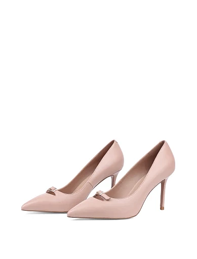 Жіночі туфлі MiaMay шкіряні бежеві (MP885-12-18) - фото 3 - Miraton