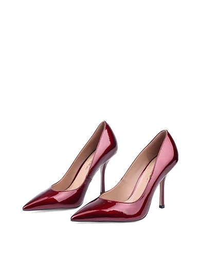 Жіночі туфлі MiaMay лакові бордові (MP925-2-5) - фото 3 - Miraton
