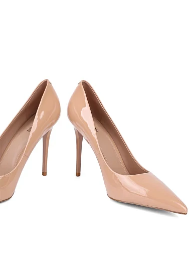 Жіночі туфлі MIRATON лакові бежеві (MP926-1-8) - фото 2 - Miraton