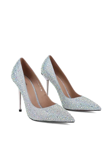 Жіночі туфлі MIRATON з камінням різнокольорові (MP833H-1-12) - фото 4 - Miraton