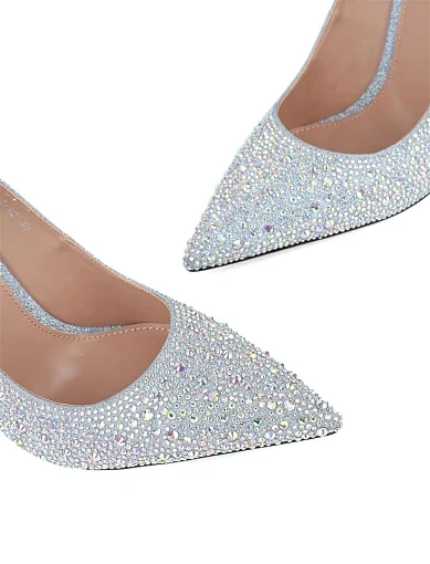 Жіночі туфлі MIRATON з камінням різнокольорові (MP833H-1-12) - фото 5 - Miraton