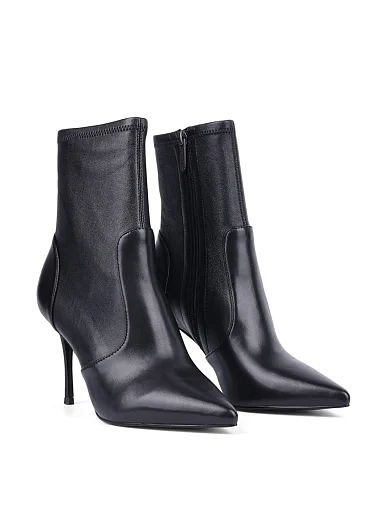 Жіночі черевики MiaMay шкіряні чорні з підкладкою з байки (MA578T06-42-1) - фото 3 - Miraton