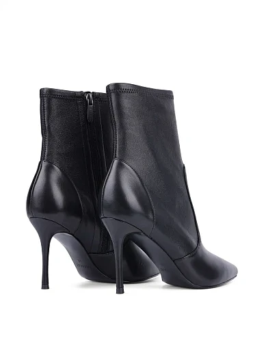 Жіночі черевики MiaMay шкіряні чорні з підкладкою з байки (MA578T06-42-1) - фото 4 - Miraton