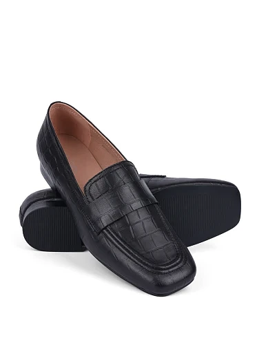 Жіночі сліпери Attizzare шкіряні чорні чорні (JR1001-15) - фото 2 - Miraton