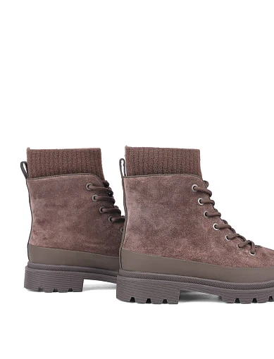 Жіночі черевики Attizzare замшеві коричневі замшеві (JR1131-1D) - фото 4 - Miraton