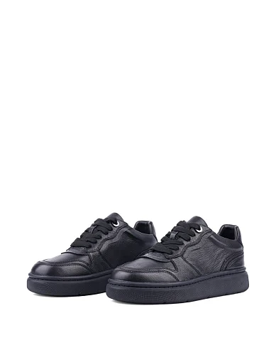 Жіночі кеди MIRATON шкіряні чорні (JR1132A-2) - фото 3 - Miraton