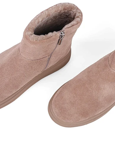 Жіночі черевики Attizzare велюрові бежеві (JR1132B-3) - фото 5 - Miraton