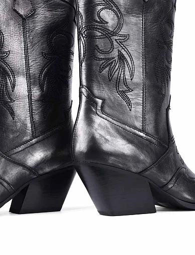 Жіночі черевики козаки MIRATON шкіряні (JR886-72) - фото 2 - Miraton