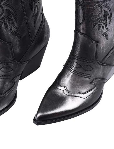 Жіночі черевики козаки MIRATON шкіряні (JR886-72) - фото 5 - Miraton