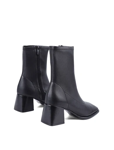 Жіночі черевики MIRATON шкіряні чорні з підкладкою з байки (6572-501-1) - фото 3 - Miraton