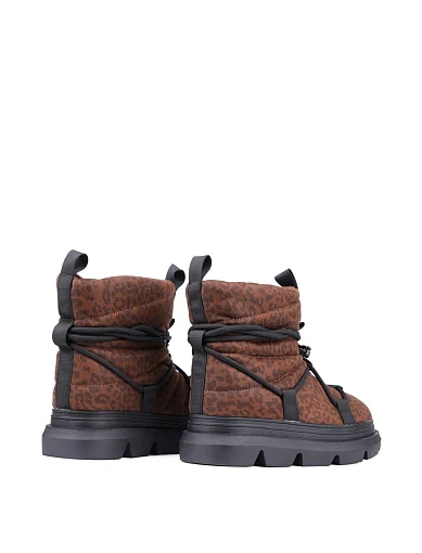 Жіночі черевики Attizzare тканинні леопардові з підкладкою зі штучного хутра (2080-1-2) - фото 4 - Miraton